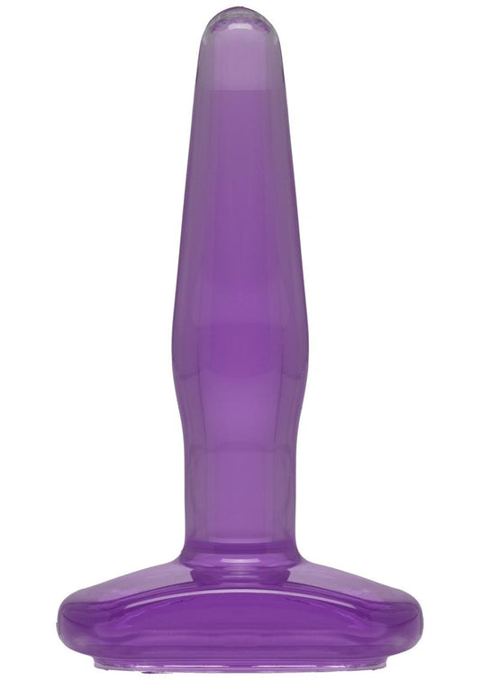 Crystal Jellies - Small Butt Plug - Purple - Small