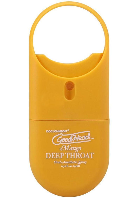 Goodhead Deep Throat To-Go Oral Anesthetic Spray Mango - .30oz