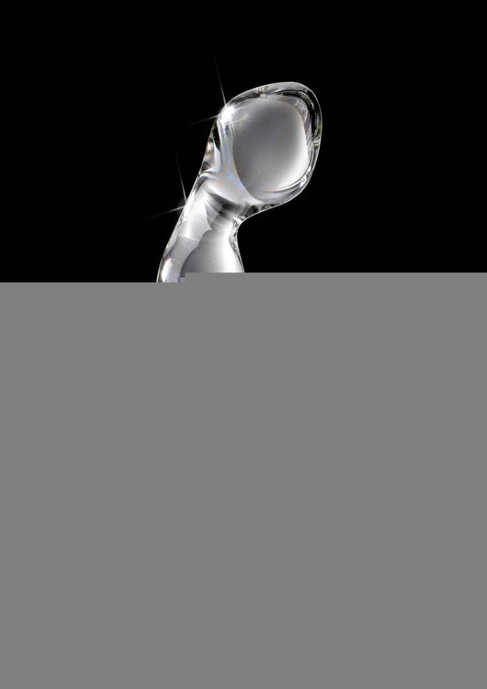 Icicles No 46 Glass Anal P-Spot Plug - Clear