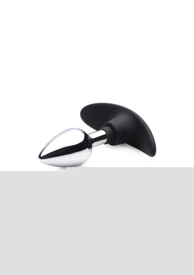 Master Series Dark Invader Metal and Silicone Anal Plug