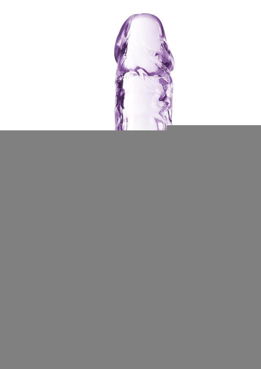 Naturally Yours Crystalline Dildo 7in - Amethyst
