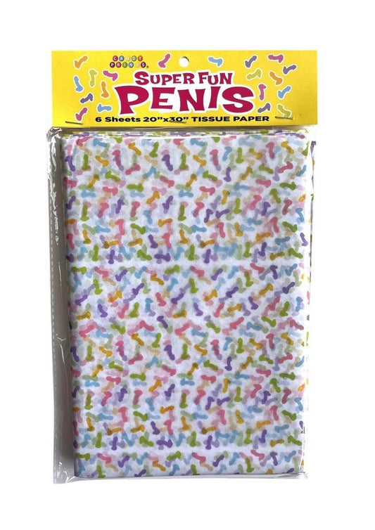 Super Fun Penis Tissue Paper