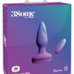 3Some Wall Banger Silicone Rechargeable Remote Control Anal Plug - Purple