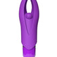 4b Demon Rechargeable Silicone Mini Clitoral Stimulating Vibrator - Grape/Purple