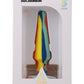 A-Play Groovy Silicone Anal Plug - Orange/Teal - 5in