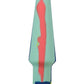 A-Play Groovy Silicone Anal Plug - Orange/Teal - 5in