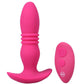 A-Play Rise Silicone Rechargeable Anal Plug with Remote Control - Pink