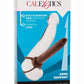 Accommodator Dual Penetrator Dildo Cock Ring - Brown