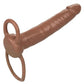 Accommodator Dual Penetrator Dildo Cock Ring
