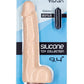 Addiction Tristan Silicone Realistic Dildo with Bonus Bullet - Vanilla - 9in