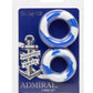Admiral Silicone Cock Ring - Multicolor - 2 Piece Set