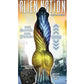 Alien Nation Phoenix Silicone Thrusting Dildo - Black/Green/Yellow