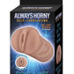 Always Horny Skye Self-Lubricating Masturbator- Pussy - Caramel