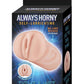Always Horny Skye Self-Lubricating Masturbator - Pussy - Vanilla