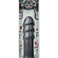 American Bombshell B-10 Warhead Dildo - Grey/Gun Metal - 10.1in