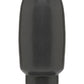 American Bombshell Shell Shock Anal Plug - Grey/Gun Metal - Large