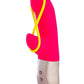 Amorino Silicone Vibrator with Clitoral Stimulator - Pink