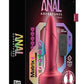 Anal Adventures Matrix Atomic Plug Rechargeable Silicone Anal Plug with Remote - Martian - Red/Wine