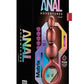 Anal Adventures Matrix Beaded Loop Silicone Plug - Brown/Copper