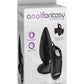 Anal Fantasy Collection Elite Vibrating Silicone Plug - Black - 3.5in