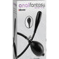 Anal Fantasy Collection Inflatable Silicone Ass Expander - Black - 3in
