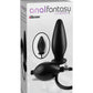 Anal Fantasy Collection Inflatable Silicone Plug - Black - 4.25in