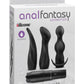 Anal Fantasy Collection Silicone Anal Adventure Kit Waterproof - Black