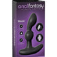 Anal Fantasy Elite Silicone Rechargeable P Motion Massager Waterproof - Black