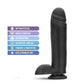 Au Naturel Bold Huge Dildo with Suction Cup