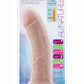 Au Naturel Dildo with Suction Cup - Flesh/Vanilla - 8in