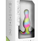Avant Kaleido Lime Silicone Anal Plug - Multicolor