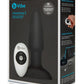 B-Vibe Rimming Plug 2 Rechargeable Silicone Anal Plug - Black