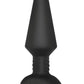 B-Vibe Rimming Plug XL Rechargeable Silicone Anal Plug - Black - XLarge