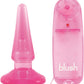 B Yours Basic Vibrating Butt Plug with Remote Control - Pink