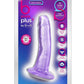 B Yours Plus Hard N' Happy Realistic Dildo - Purple - 5.5in