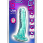 B Yours Plus Hard N' Happy Realistic Dildo - Teal - 5.5in