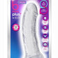 B Yours Plus Roar N' Ride Realistic Dildo - Clear - 8in