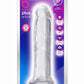 B Yours Plus Thrill N' Drill Realistic Dildo - Clear - 9.5in