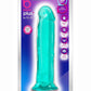 B Yours Plus Thrill N' Drill Realistic Dildo - Teal - 9.5in