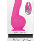 Ballistic Silicone Rechargeable Vibrator with Remote Control - Pink