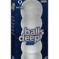 Balls Deep Ultraskyn Masturbator - Butt - Frost