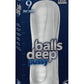 Balls Deep Ultraskyn Masturbator - Pussy - Clear/Frost