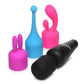 Bang! 10x Mini Wand Set Rechargeable Silicone Vibrator with 3 Attachments