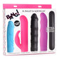 Bang! 4-In-1 XL Silicone Rechargeable Bullet Vibrator and Sleeve Kit - Multicolor