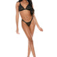 Barely Bare Mesh and Lace Bra and Thong