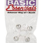Basic Essentials Enhancer Cock Ring with Beads - Clear