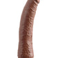 Basix Dong Slim 7 with Suction Cup - Brown - 7in