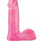 Basix Dong with Suction Cup - Pink - 6in
