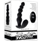 Bead Me Up Rechargeable Silicone Anal Beads with Remote Control - Black