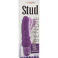 Bendie Stud Curvy Vibrator - Purple